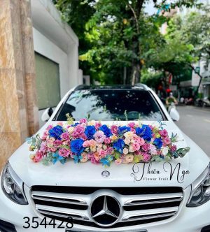 xe hoa trang trí