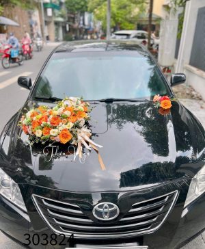 xe hoa trang trí