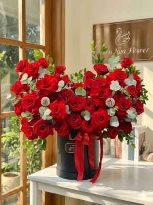 Giỏ hoa tươi lẵng hoa tươi quà tặng 1368