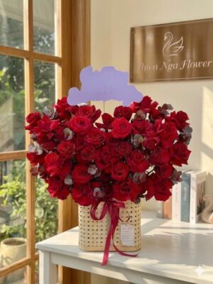 Giỏ hoa tươi lẵng hoa tươi quà tặng 1234