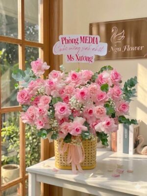 Giỏ hoa quà tặng 0909