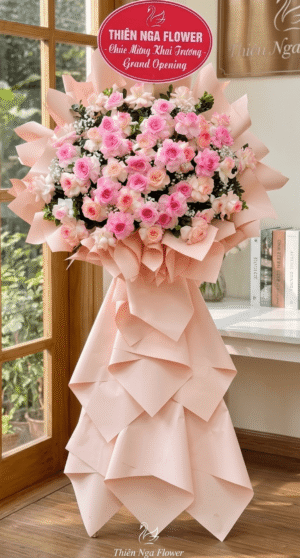 kệ hoa chúc mừng khai trương hồng phát A19