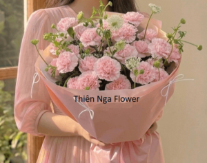 Bó hoa quà tặng phăng hồng siu iu -A3