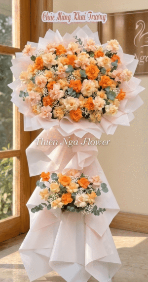 kệ hoa chúc mừng Lộc phát B1