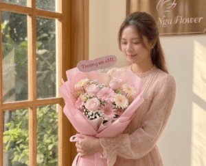 Em là Baby của anh- Bó hoa tươi quà tặng tone hồng