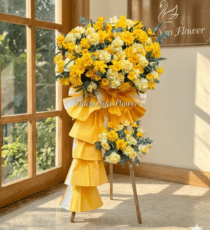 kệ hoa chúc mừng khai trương hồng phát A15