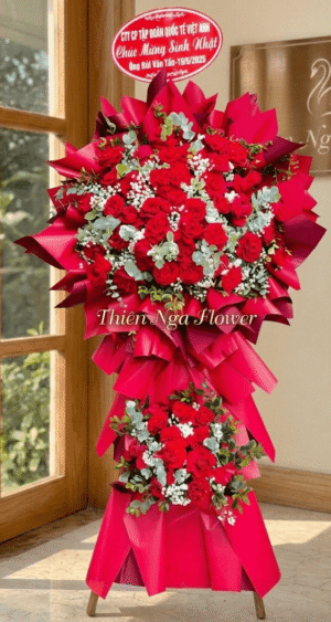 kệ hoa chúc mừng khai trương hồng phát A11