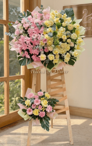 kệ hoa chúc mừng khai trương hồng phát A10