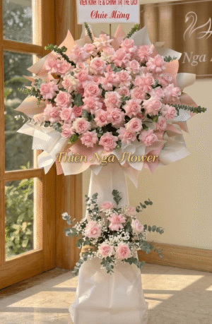 kệ hoa chúc mừng khai trương hồng phát A8