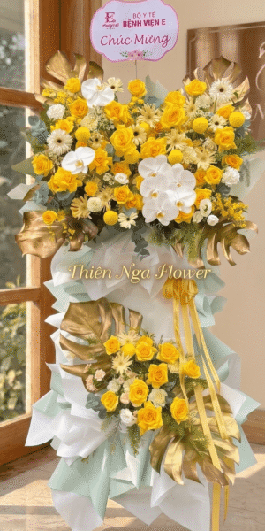 kệ hoa chúc mừng khai trương hồng phát A3