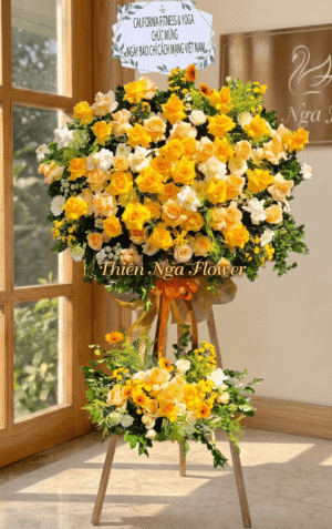 kệ hoa chúc mừng Lộc phát B5