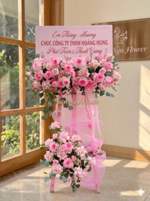 kệ hoa chúc mừng Lộc phát B18